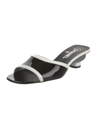 Chanel 2024 Patent Leather Slides