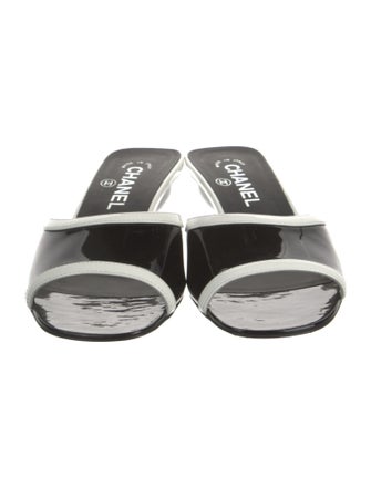 Chanel 2024 Patent Leather Slides