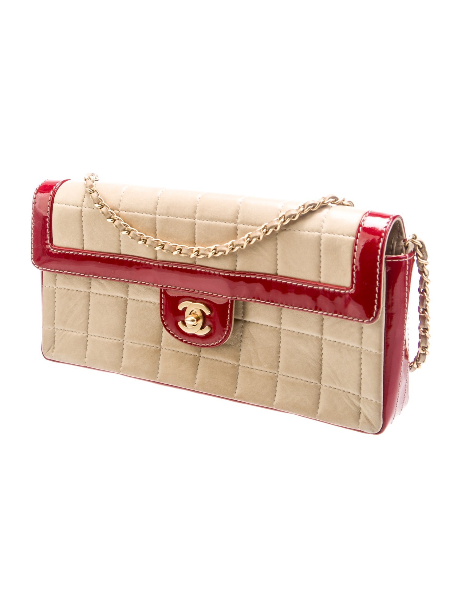 Chanel Square Quilt E/W Flap Bag