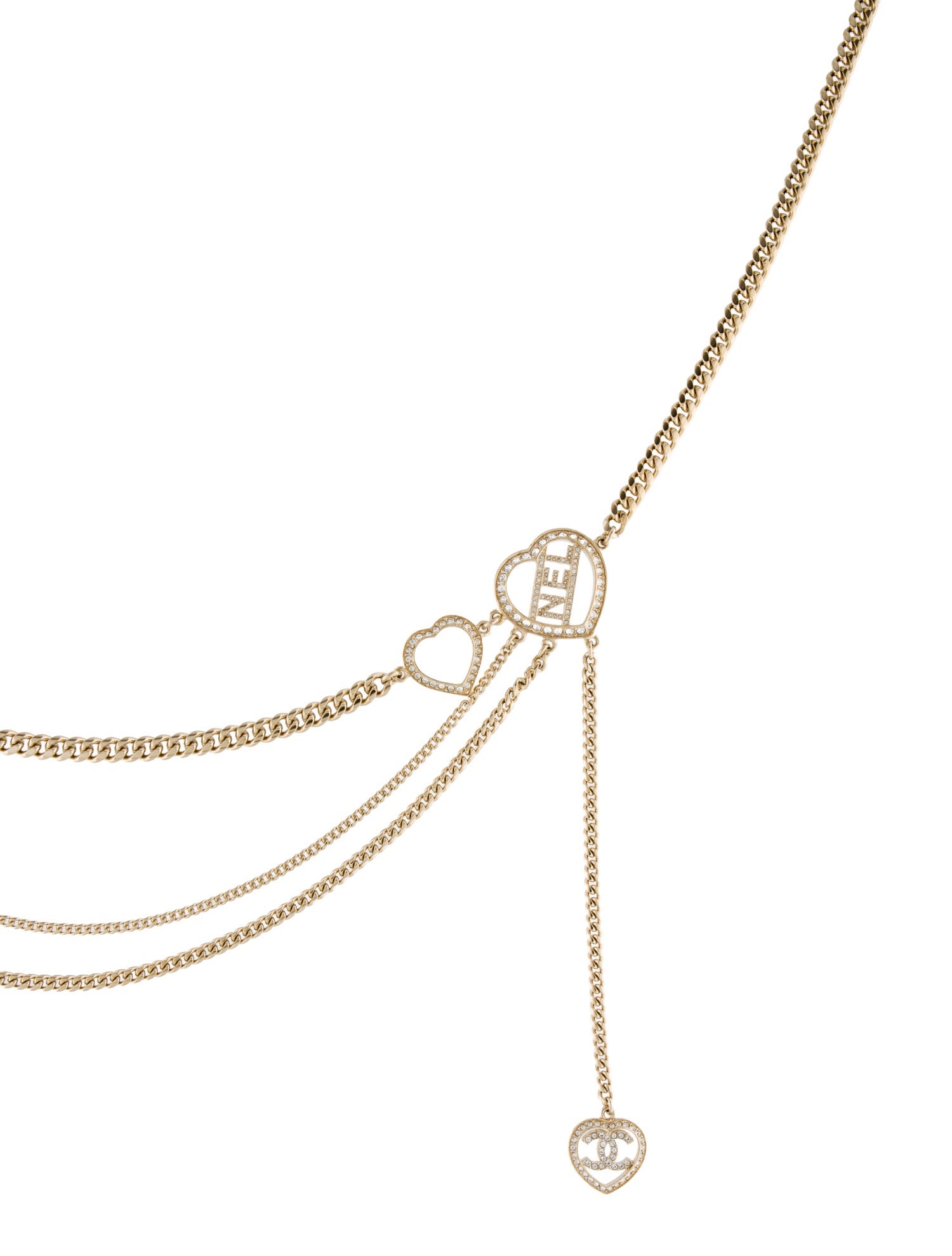 Chanel 2023 Interlocking CC Logo Waist Belt