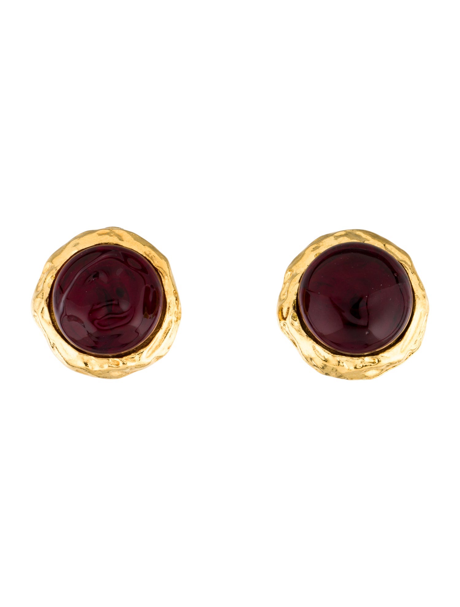 Chanel Vintage Gripoix Clip-On Earrings