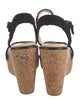 Chanel Interlocking CC Logo Tweed Espadrilles