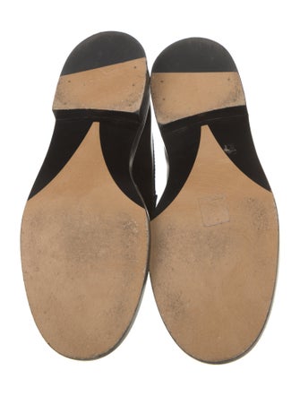 Chanel Interlocking CC Logo Patent Leather Loafers