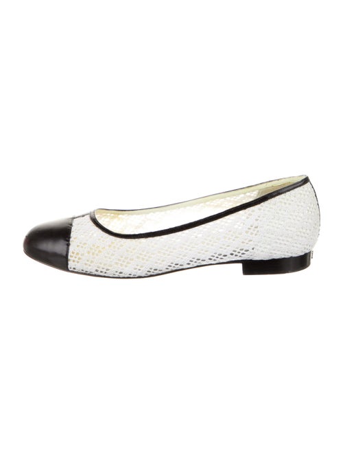 Chanel 2015 Interlocking CC Logo Ballet Flats