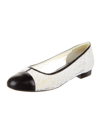 Chanel 2015 Interlocking CC Logo Ballet Flats