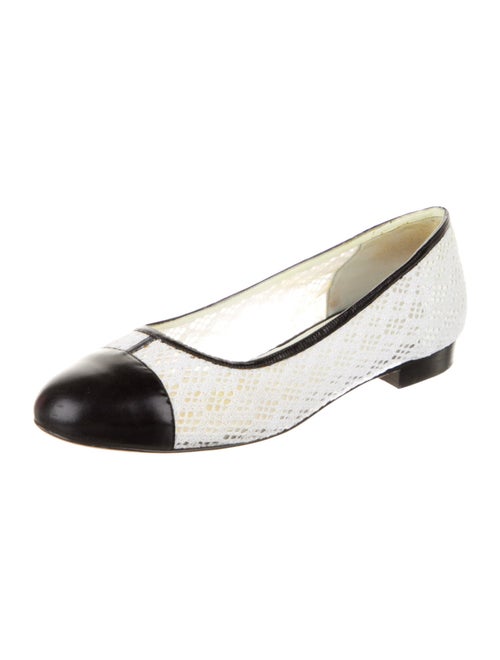 Chanel 2015 Interlocking CC Logo Ballet Flats