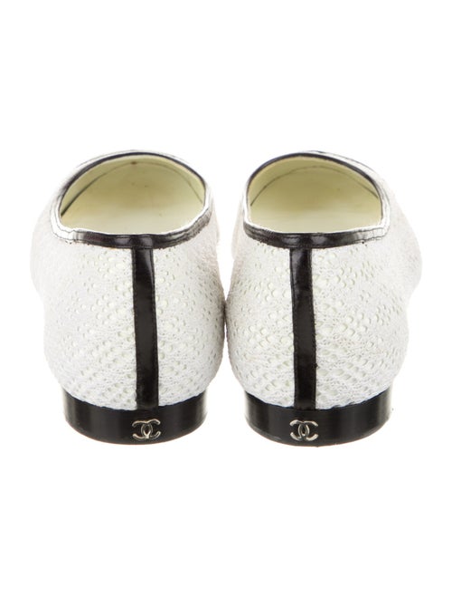 Chanel 2015 Interlocking CC Logo Ballet Flats