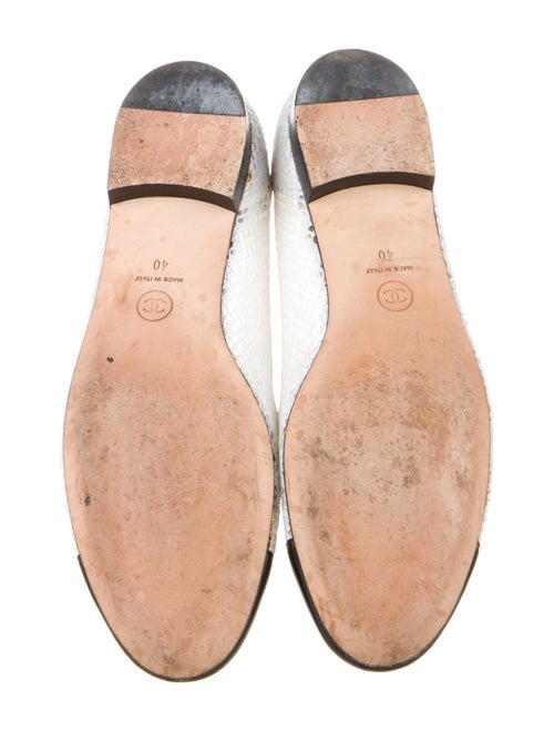 Chanel 2015 Interlocking CC Logo Ballet Flats