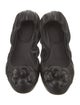 Chanel Interlocking CC Logo Leather Flats
