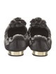 Chanel Interlocking CC Logo Leather Flats