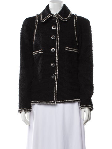 Chanel Jackets 2017 Wool Denim Jacket Us10, Fr42 | L