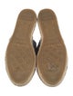 Chanel Interlocking CC Logo Leather Espadrilles