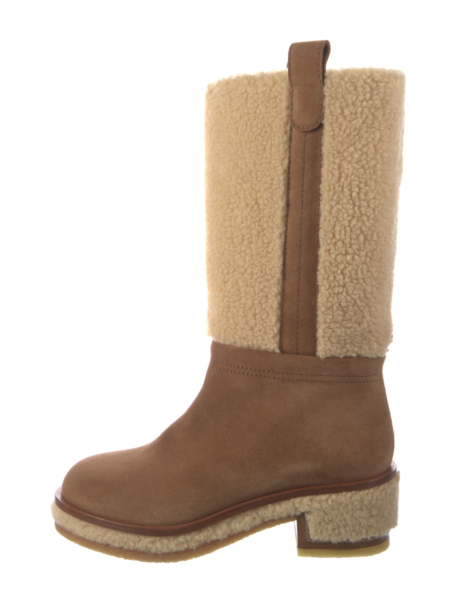 Chanel 2015 Interlocking CC Logo Riding Boots