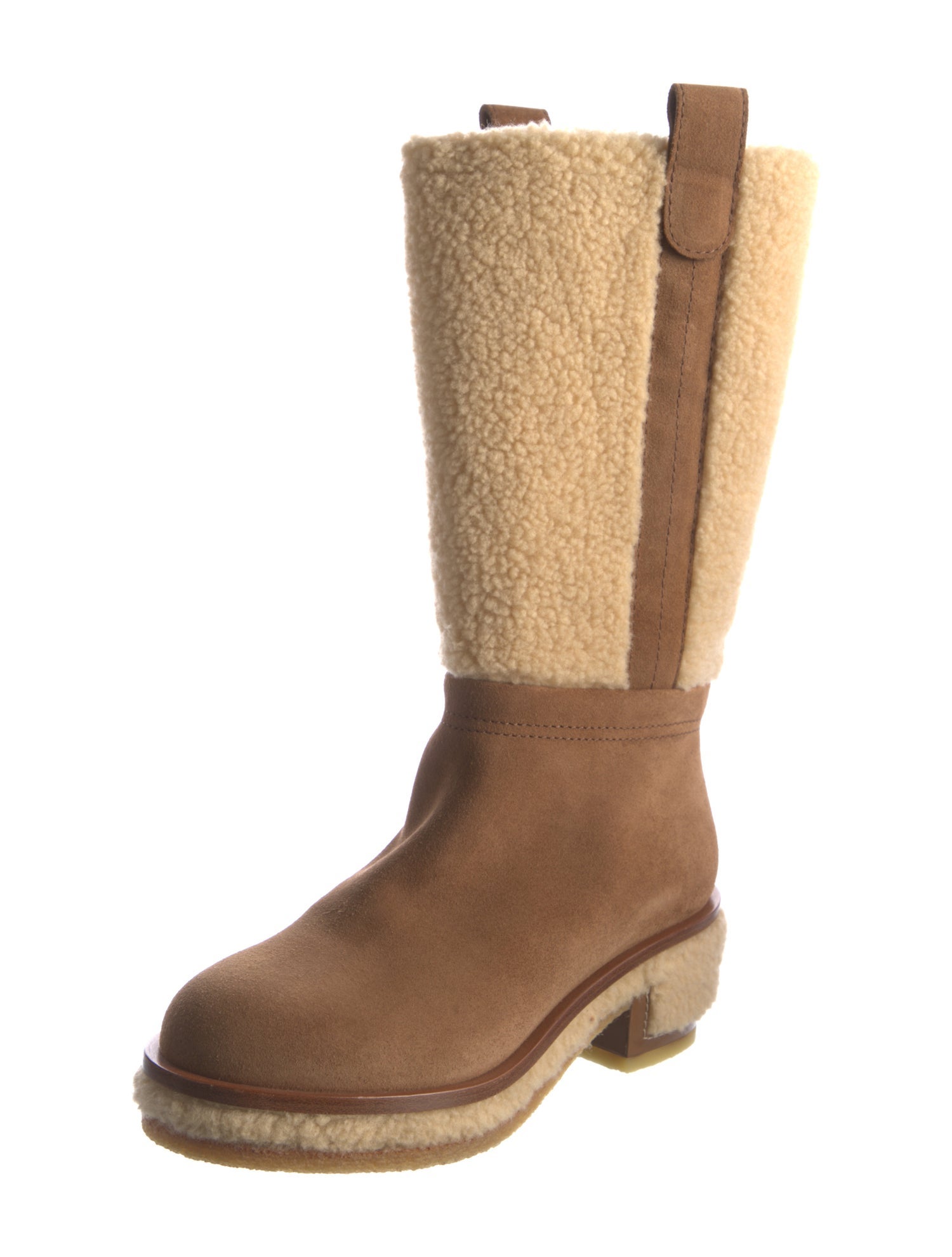 Chanel 2015 Interlocking CC Logo Riding Boots