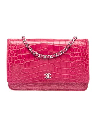 Chanel Alligator Wallet On Chain