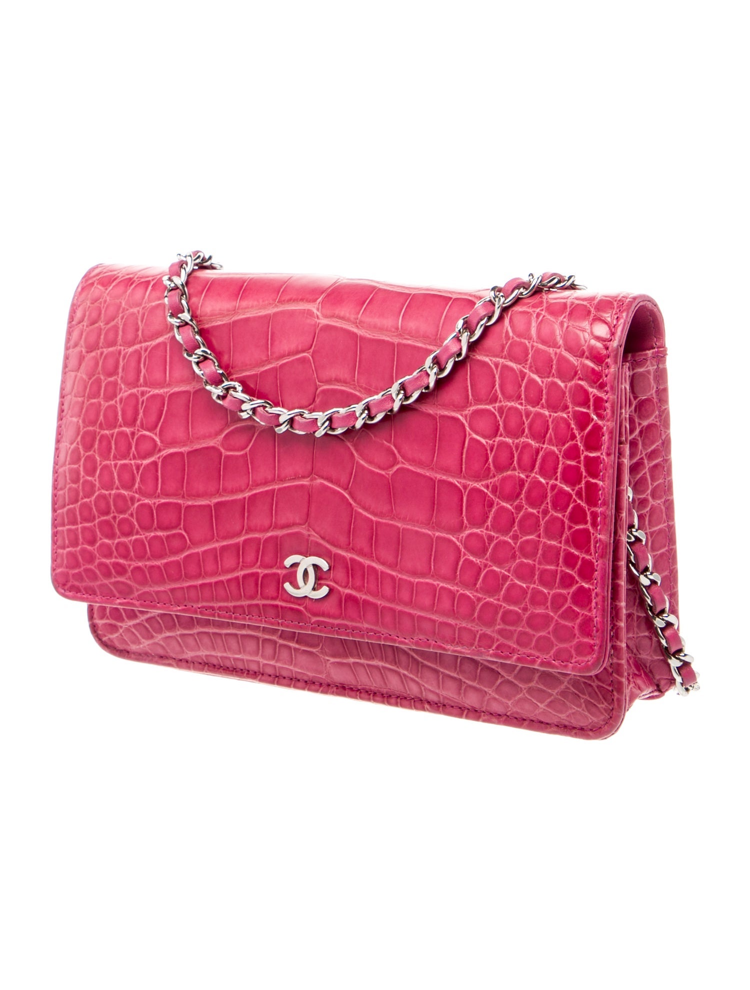 Chanel Alligator Wallet On Chain