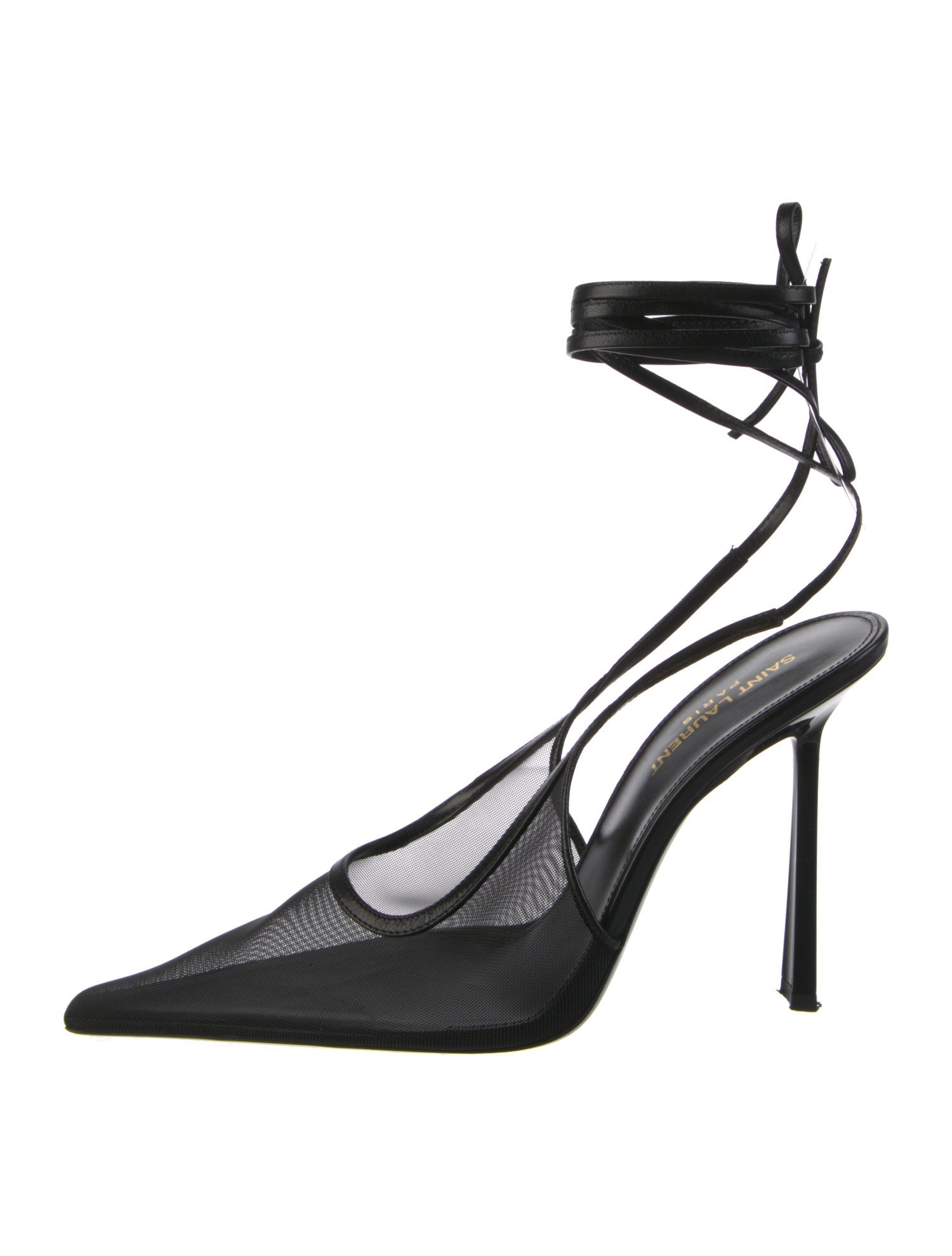 Saint Laurent Oxalis Mesh Pumps