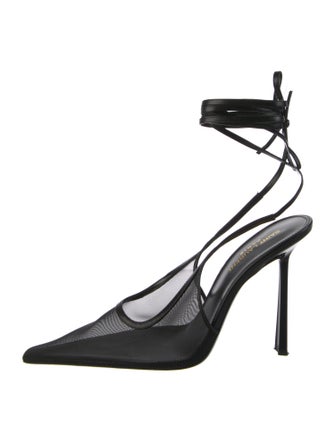 Saint Laurent Oxalis Mesh Pumps