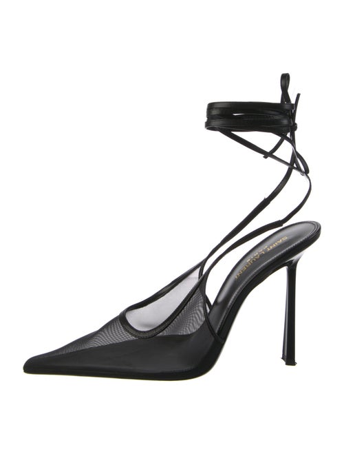 Saint Laurent Oxalis Mesh Pumps