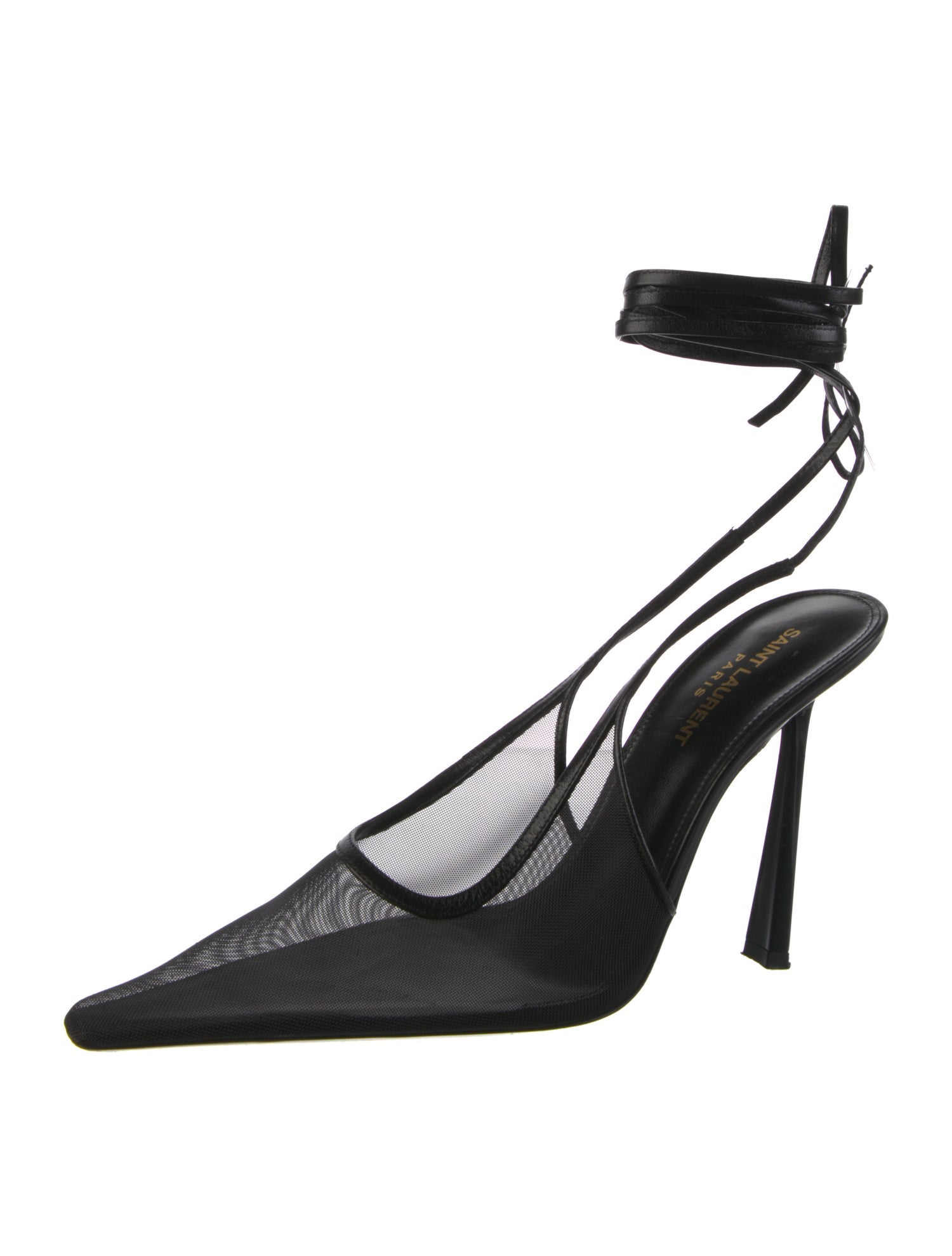 Saint Laurent Oxalis Mesh Pumps
