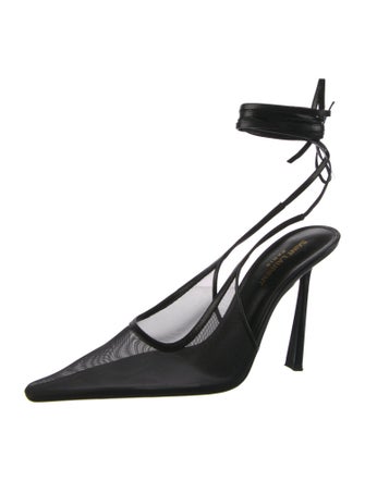 Saint Laurent Oxalis Mesh Pumps