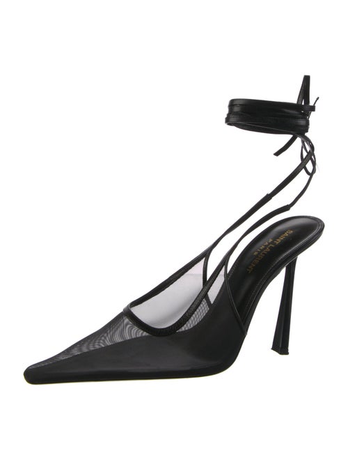 Saint Laurent Oxalis Mesh Pumps