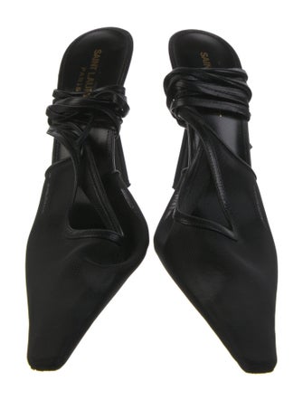 Saint Laurent Oxalis Mesh Pumps