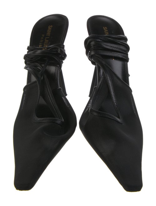 Saint Laurent Oxalis Mesh Pumps