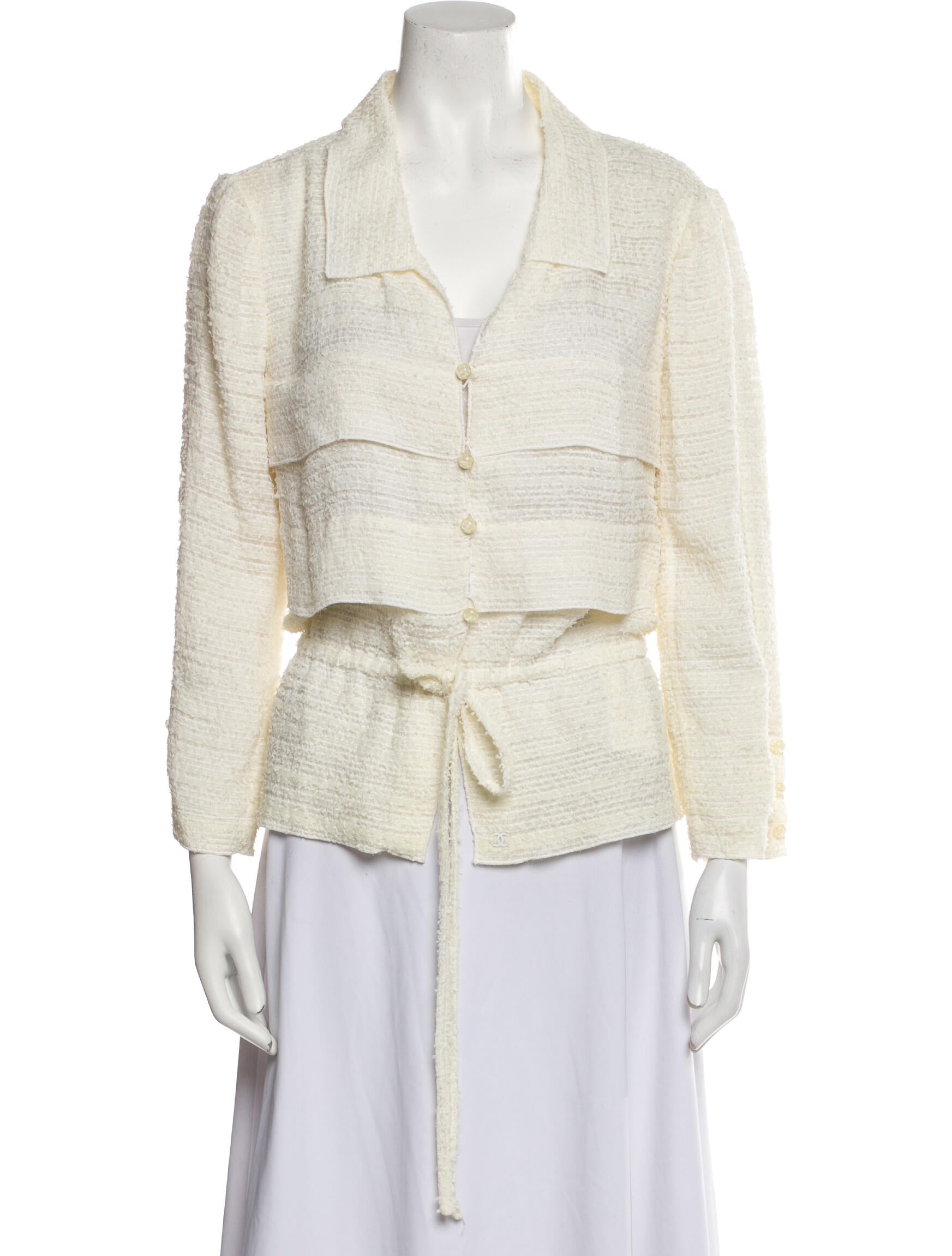 Chanel 2006 Three-Quarter Sleeve Blouse