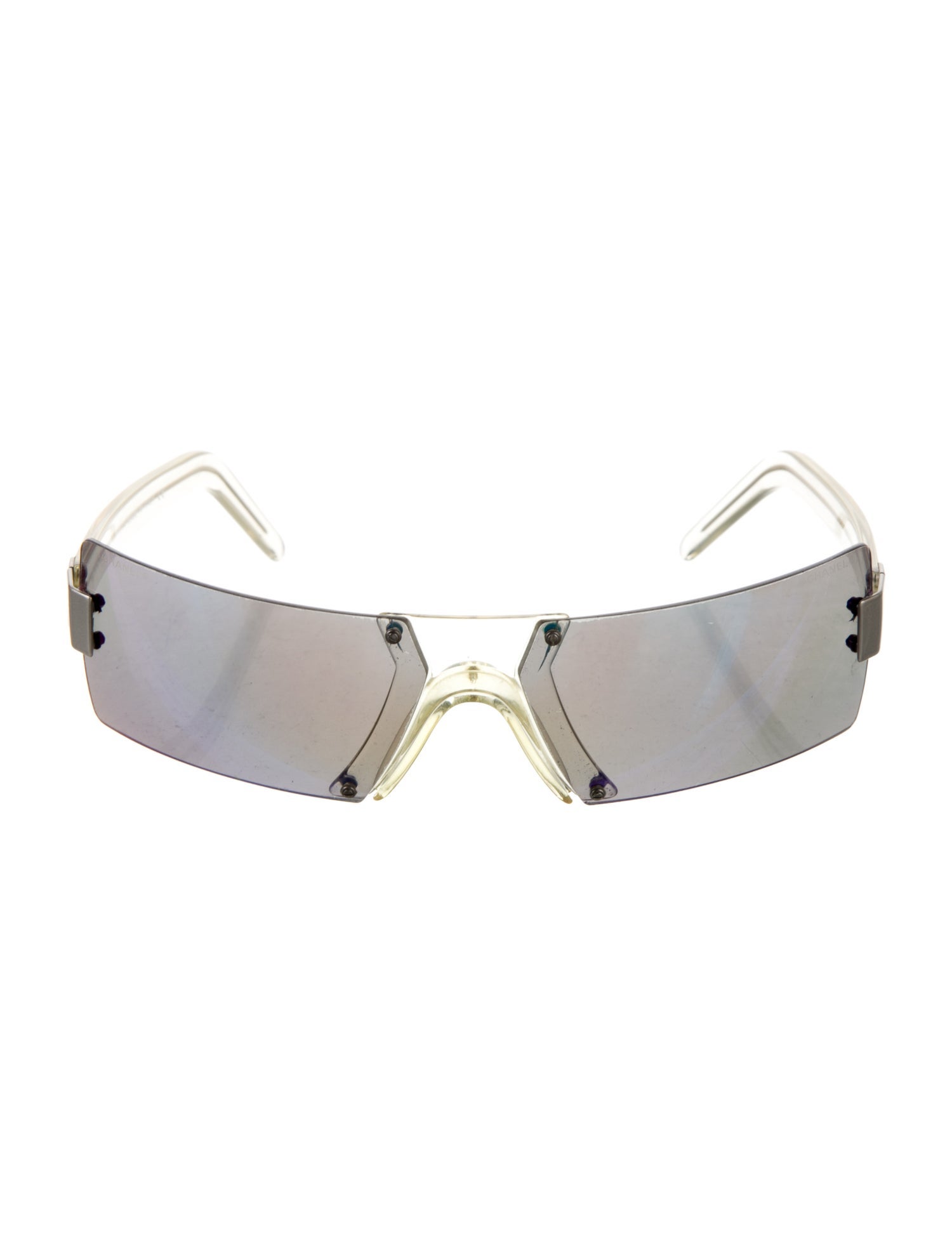 Chanel Vintage Wrap Mask Sunglasses