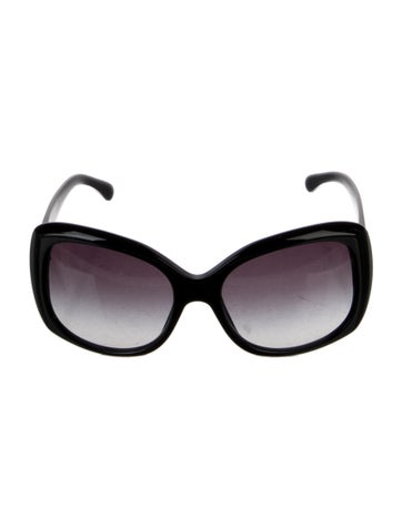 Chanel Sunglasses Interlocking CC Logo Oversize
