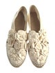 Chanel Interlocking CC Logo Leather Espadrilles