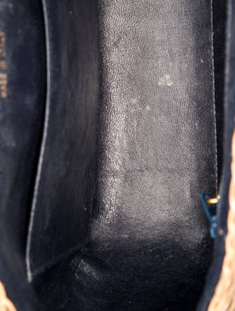 Chanel Denim Rattan Basket Bag