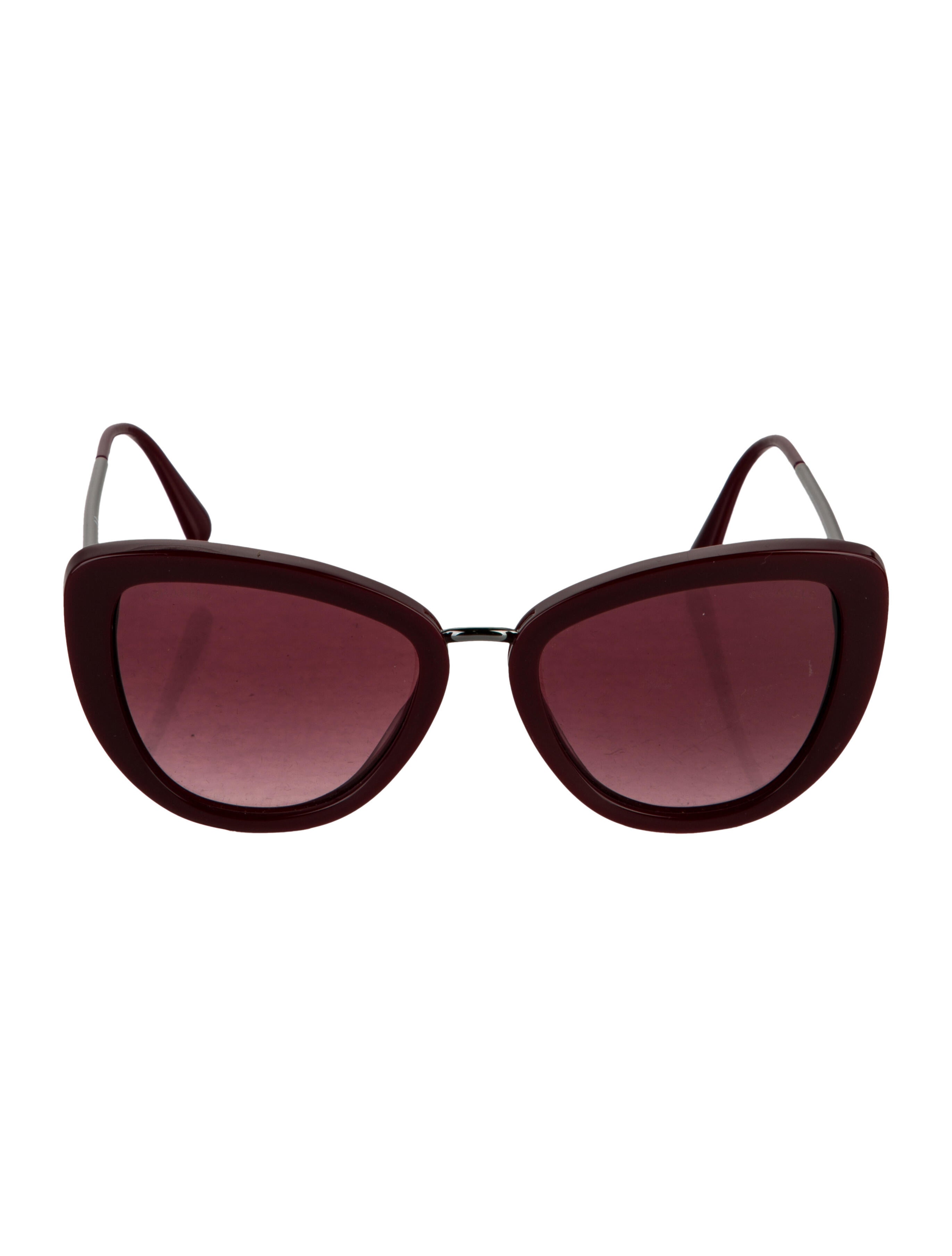 Chanel Interlocking CC Logo Cat-Eye Sunglasses