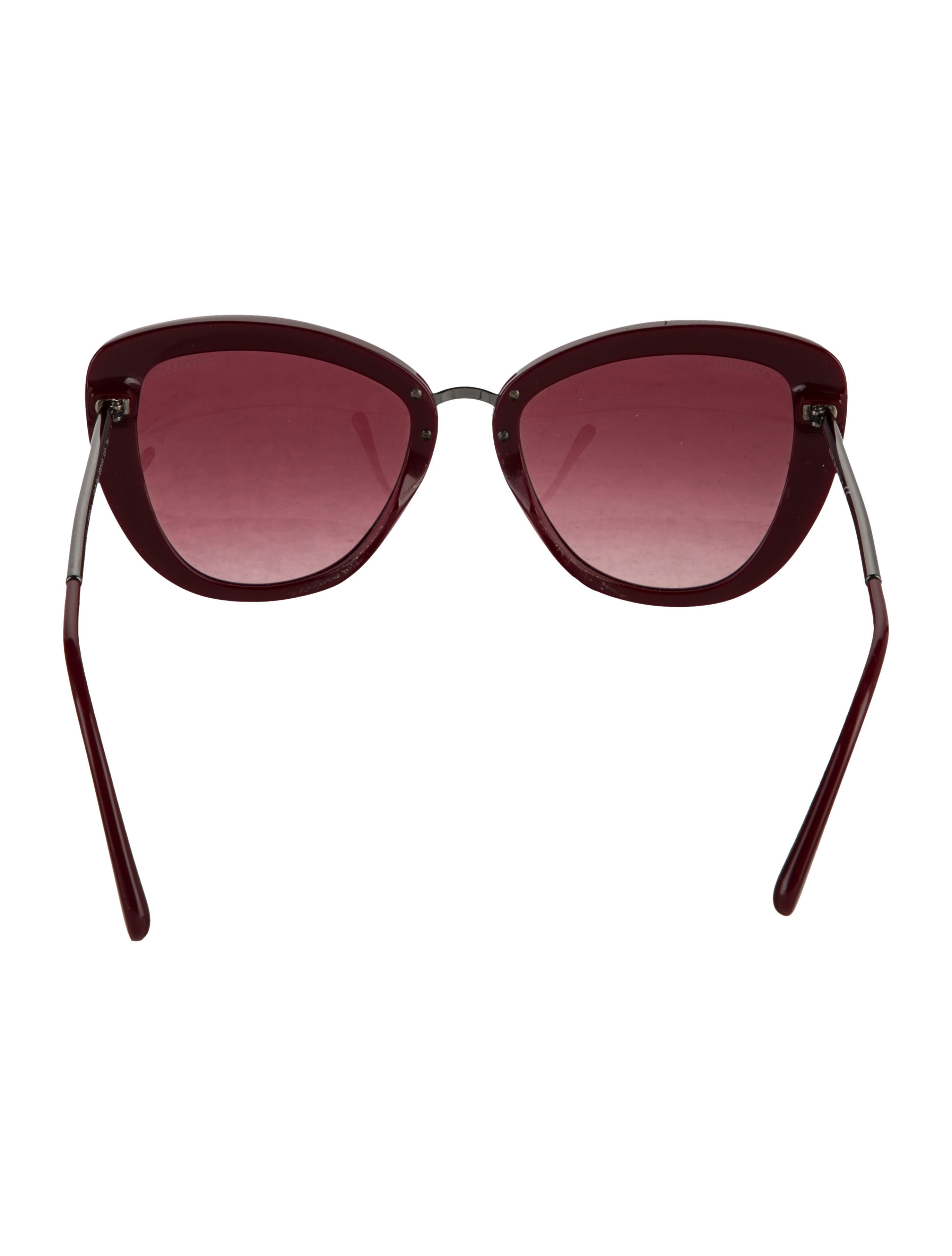 Chanel Interlocking CC Logo Cat-Eye Sunglasses