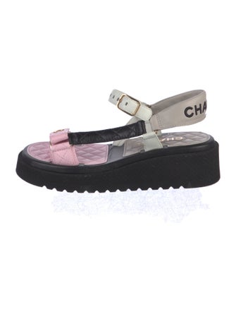 Chanel 2023 Interlocking CC Logo Espadrilles
