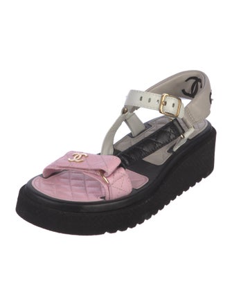 Chanel 2023 Interlocking CC Logo Espadrilles