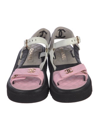 Chanel 2023 Interlocking CC Logo Espadrilles