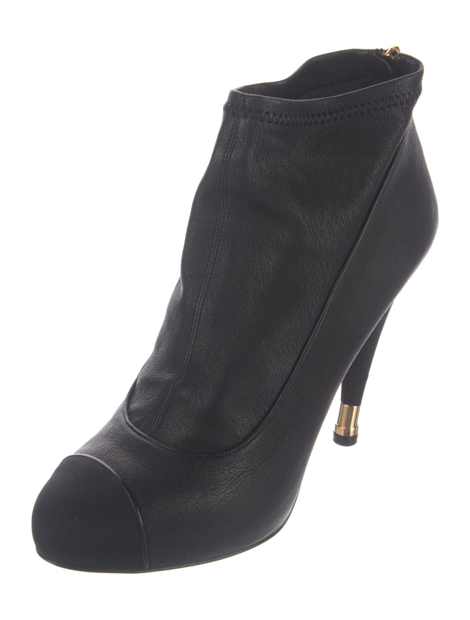 Chanel 2012 Interlocking CC Logo Boots