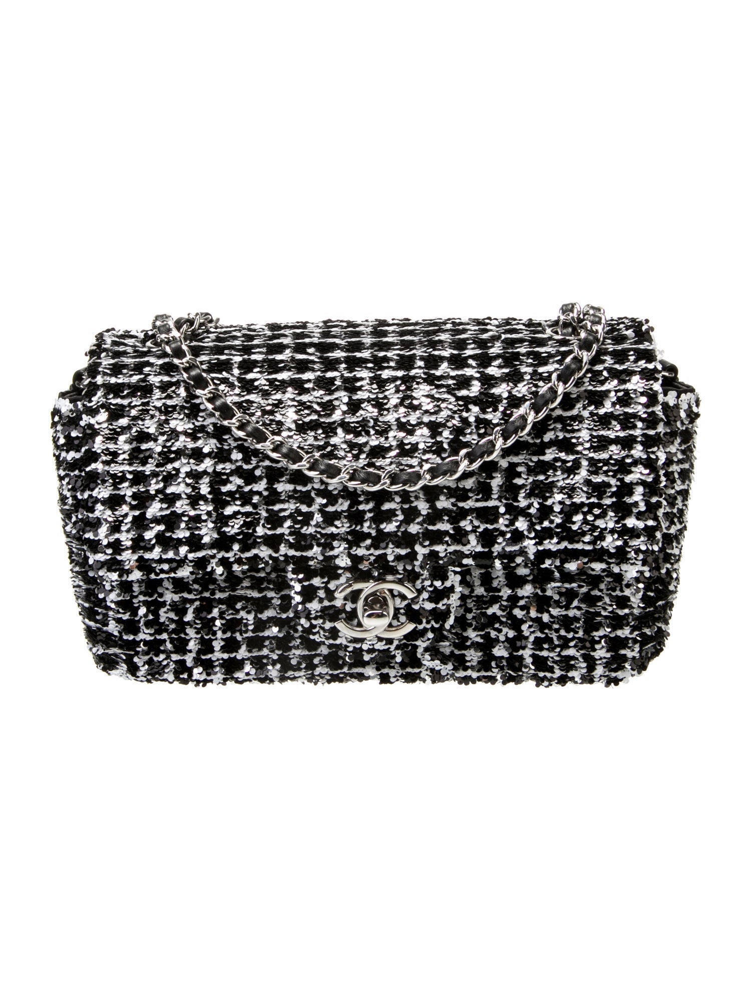 Chanel Sequin Small Classic Single Flap Bag