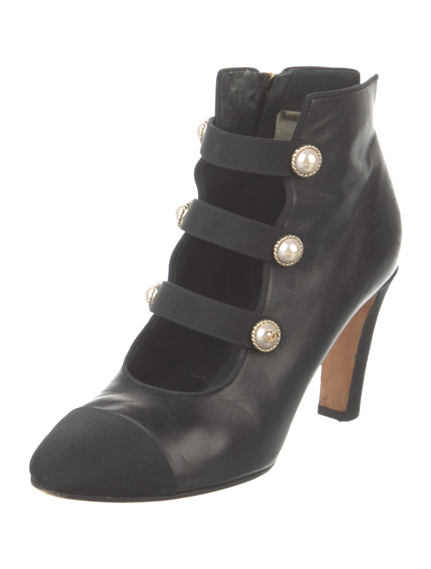 Chanel 2017 Interlocking CC Logo Boots