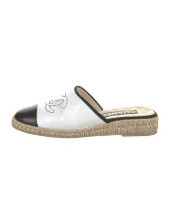 Chanel 2023 Interlocking CC Logo Espadrilles