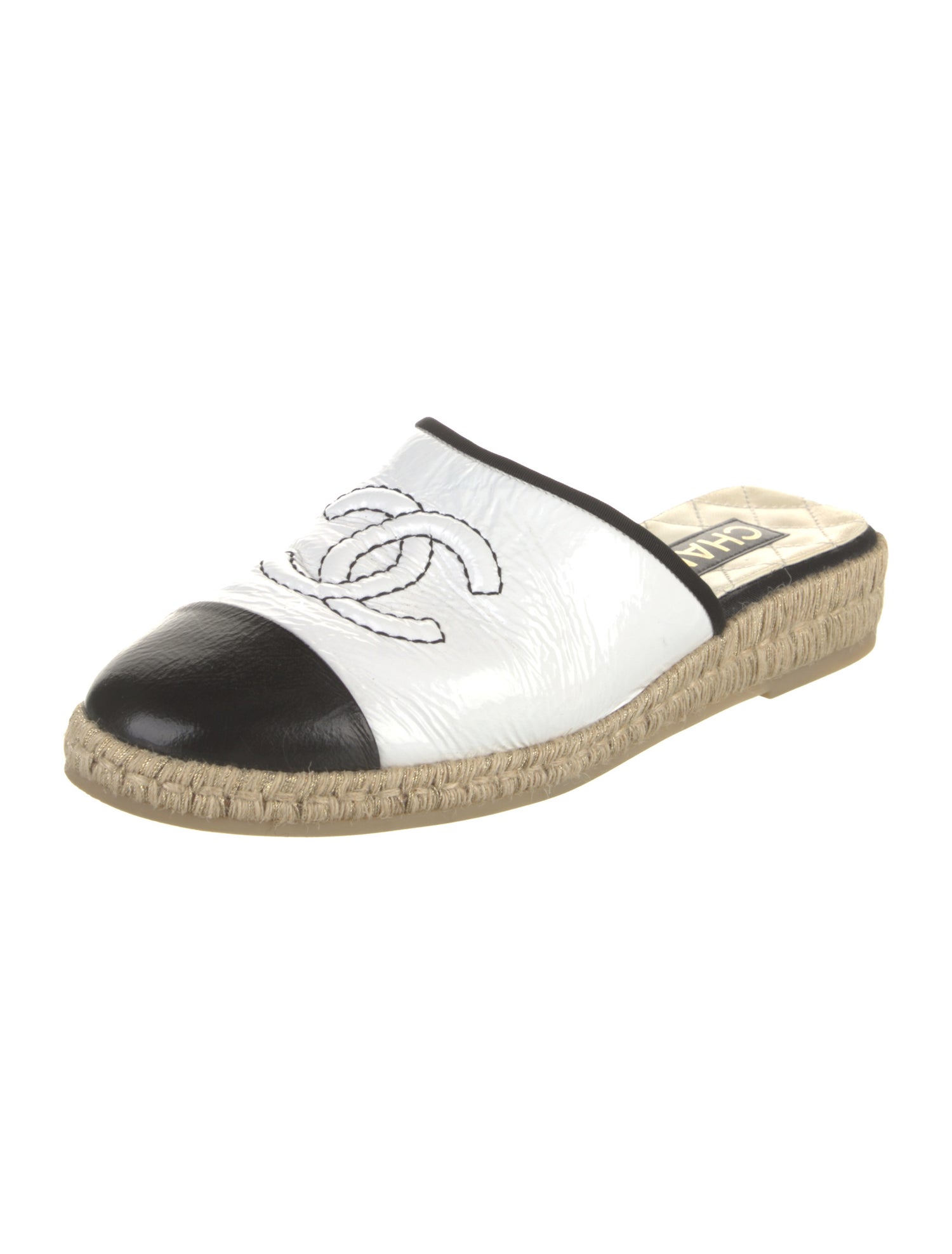 Chanel 2023 Interlocking CC Logo Espadrilles