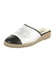 Chanel 2023 Interlocking CC Logo Espadrilles