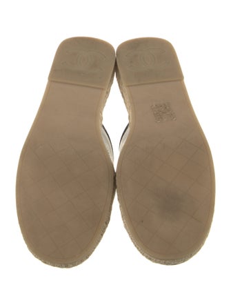Chanel 2023 Interlocking CC Logo Espadrilles