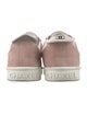 Chanel Interlocking CC Logo Suede Sneakers