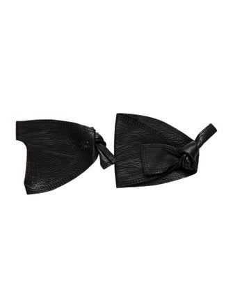 Chanel Lambskin CC Fingerless Gloves