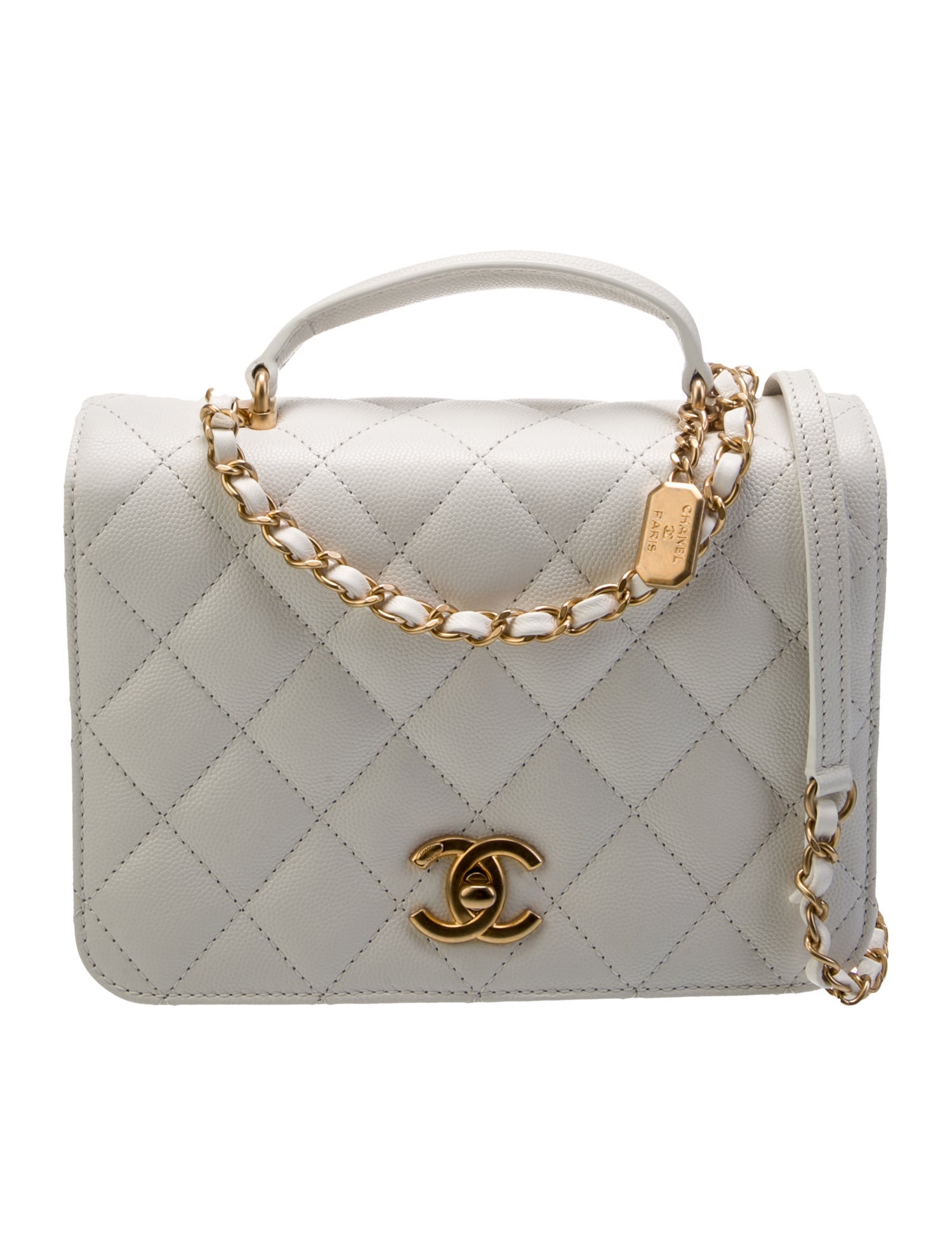 Chanel Mini Top Handle Flap Bag
