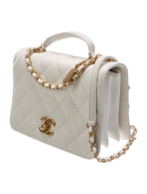 Chanel Mini Top Handle Flap Bag
