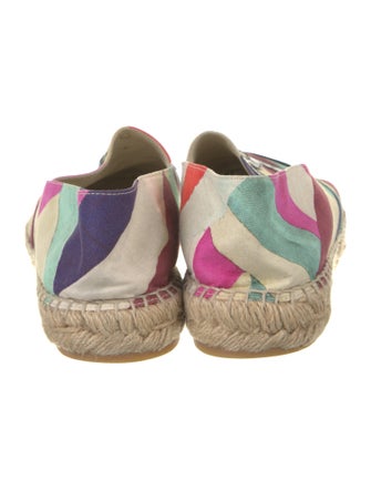 Chanel Interlocking CC Logo Canvas Espadrilles